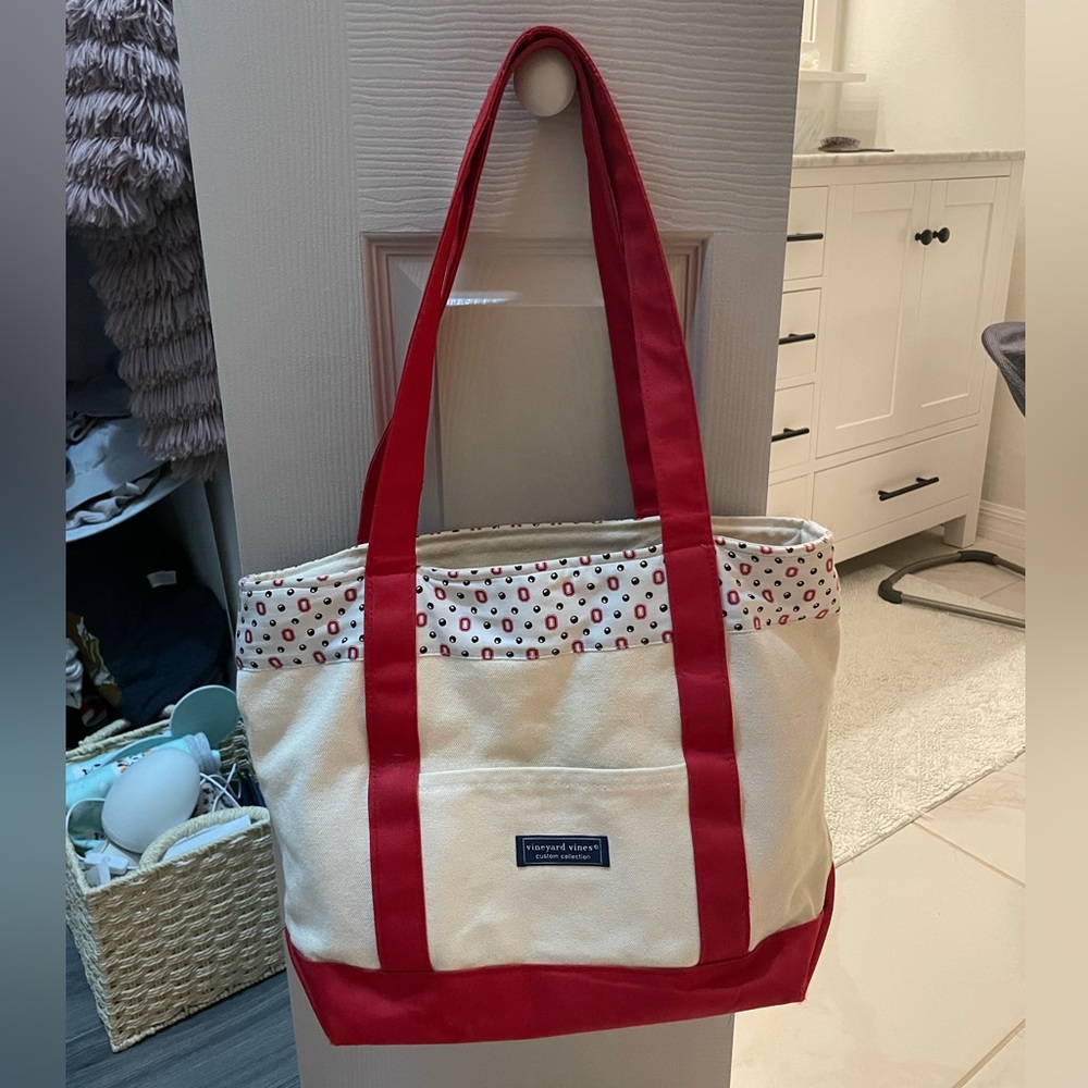 Vineyard Vines Ohio State University Tote